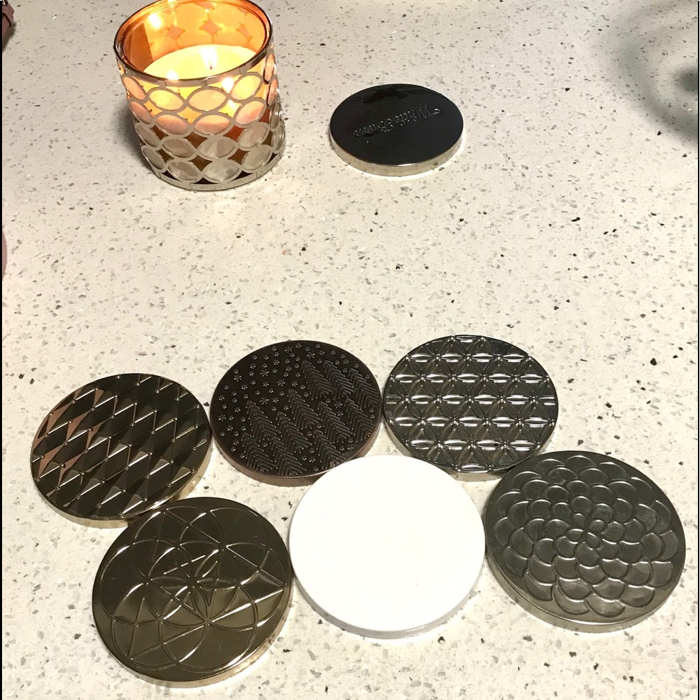 Set of 6 B&BW Candle Lids